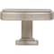 Jeffrey Alexander 1-3/4" Overall Length Satin Nickel Square Renzo Cabinet Knob 141L-SN - alternate 3